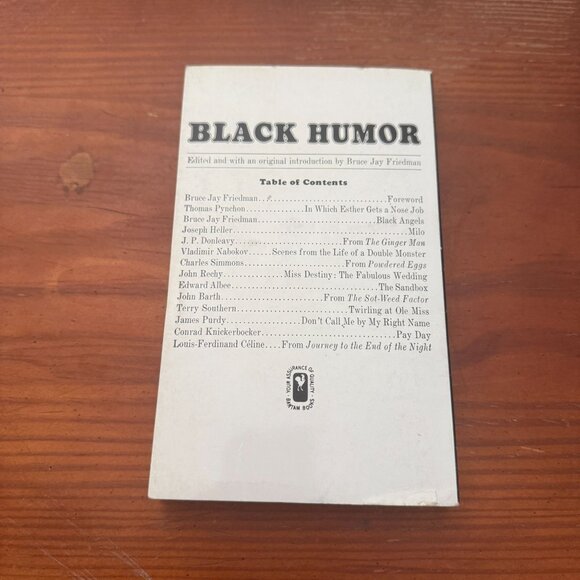 Black Humor Anthology Edited By Bruce Jay Friedman 1965 Paperback - Picture 2 of 4